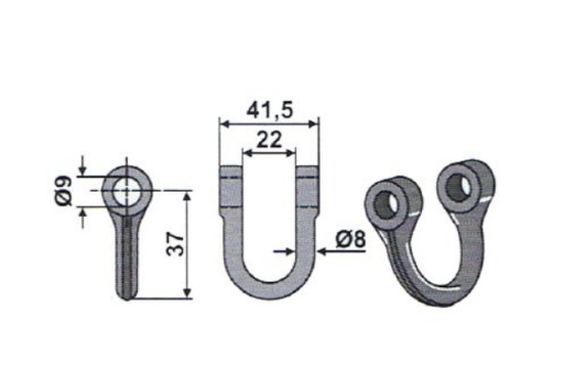 Shackle TRR-03 Ferri Maschio Terranova kosačka na trávu