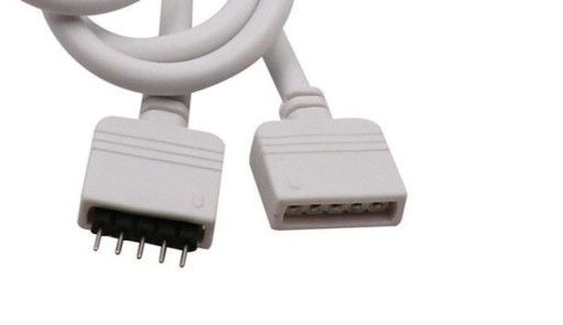 Rozdvojka predlžovacieho kábla, RGBW LED páskový kábel 5pin