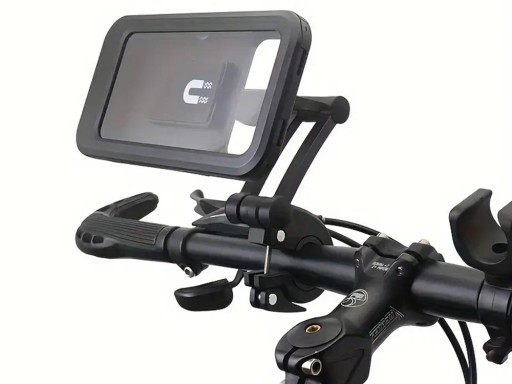 Držiak telefónu na bicykel pre váš telefón, vodotesný, uzamykateľný, otočný o 360 stupňov