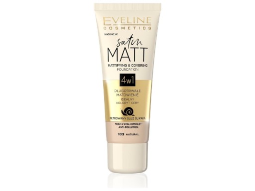 Eveline Satin Matt Foundation 103 Natural 30ml