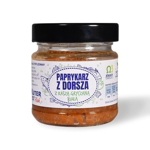Treska paprika s bielou pohánkou 155g (KU