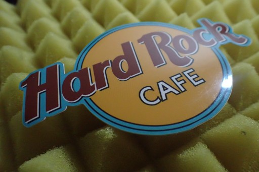 NÁLEPKA HARD ROCK CAFE NÁLEPKA 9,5 x 5,9 cm