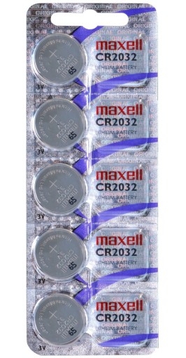 CR2032 lítiová batéria 3V MAXELL 5 ks