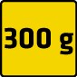 Kladivo zámočnícke 300g, drevená násada TOPEX 02A403