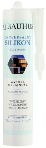 TRANSPARENTNÝ SILIKÓN univerzálny bezfarebný Bauhus
