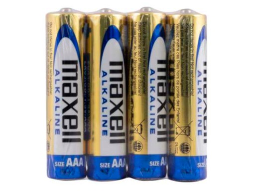 MAXELL AAA LR03 Alkalické alkalické batérie 4 ks