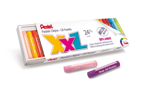 XXL olejové pastely Pentel GHT-24 24 farieb