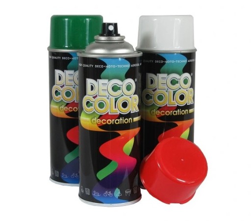 DecoColor farba v spreji 400ml MATT WHITE 9010
