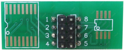 MERANIA CLIP ADAPTÉR PROGRAMU SO8 SOIC8 S ADAPTÉROM SOP8 SOIC8 DIP8