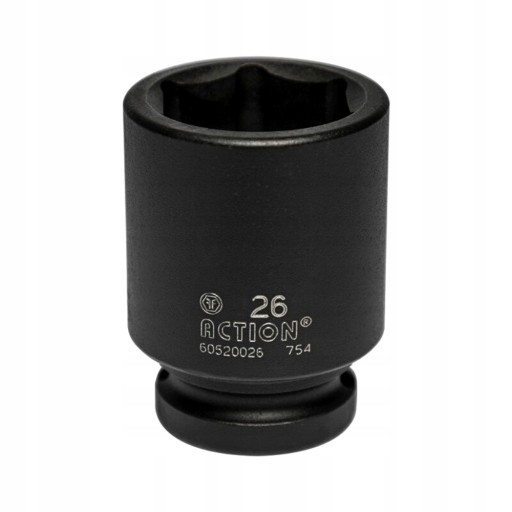 Rázový nástrčný kľúč 26mm 1/2'' palcový CR-MO