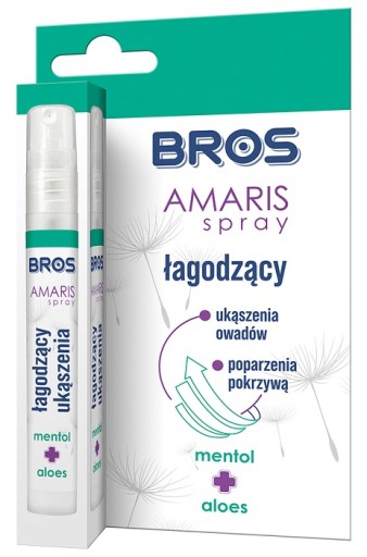 BROS Amaris sprej upokojujúci bodnutie hmyzom - komáre, včely a osy - 9 ml