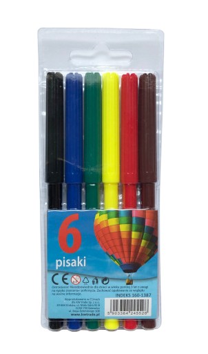 Fixky Fixky Friends Fiber Pens 6 l