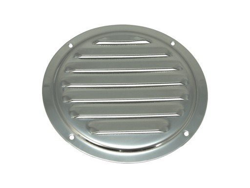 Nerezová ventilačná mriežka, priemer 102 mm