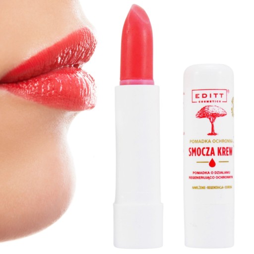 Hydratačný, ochranný, dračia krv EDITT LIPSTICK