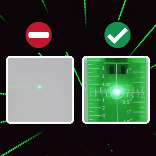 LASEROVÁ ZACIELOVACIA DOSKA PRE LASEROVÉ LASEROVÉ PRESNÉ MERANIE