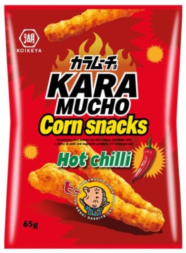 Koikeya Karamucho Hot Chilli Corn Snacks