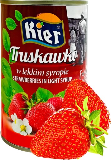 Jahody V SIRUPE LIGHT 410g KONZERVY SRDCE