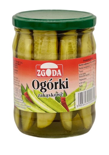 Pikantné predjedlo uhorky 500 g Súhlasím