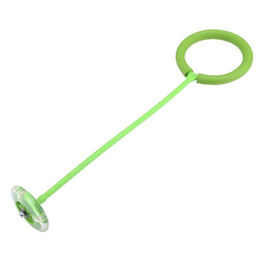 Hula hoop švihadlo noha pre deti s LED diódami, zelené
