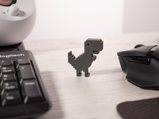 CHROME DINO dinosaurus google hra T-REX Spustite OBRÁZOK