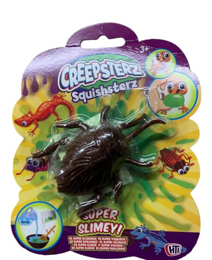 Figúrka CREEPSTERZ BEETLE WORM SO SLIZOVÝM SQUISHY GADGETOM PRE DETI