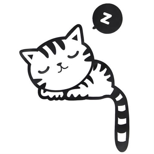 NÁLEPKA NAD SPÍNAČOM SVETLA MAČKA KAT