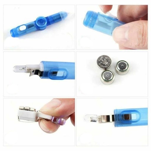 Fidget spinner Pop it svietiace trikové LED herné pero