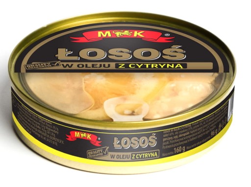 MK Losos v oleji s citrónom 160g