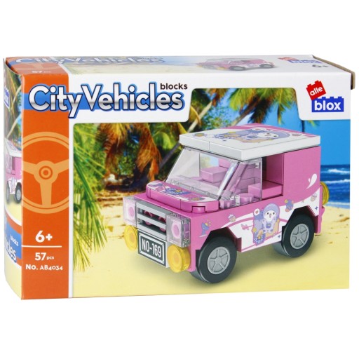 Stavebné bloky 57 prvkov City Food Track alleBLOX