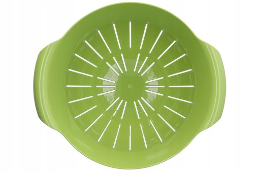 CEDNÍK, CEDNÍK, sitko, priemer 23,5 cm, rúčky, univerzálne použitie, 2,5 l, zelený