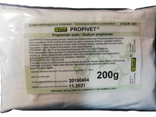 KRMIVO PROPIONÁT SODNÝ PROPIVET 200G