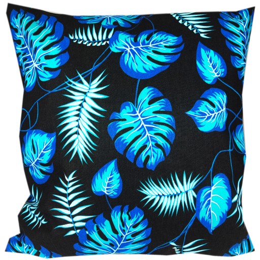 Bavlnená obliečka na vankúš 50x50 COBALT MONSTERA