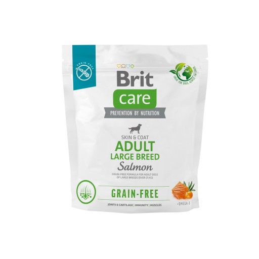 Krmivo Brit CARE GF Adult Salmon pre psov 1 kg