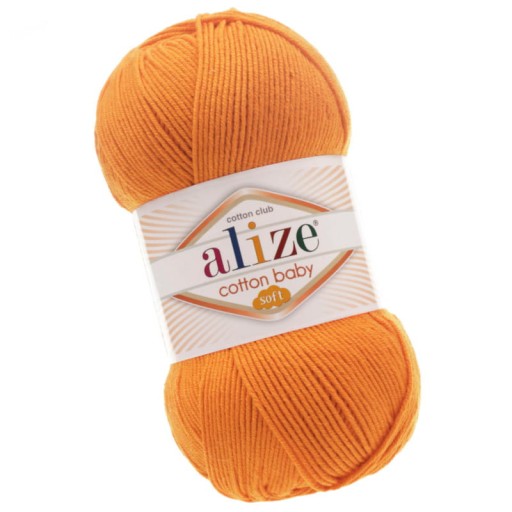 Bavlnená priadza Baby Soft - 336 Orange Alize