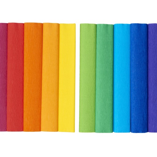Krčený hodvábny papier TOP-2000 Odtiene červenej, Odtiene fialovej, Odtiene