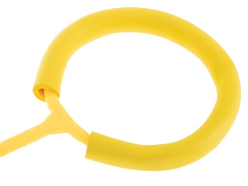 Hula hoop, švihadlo, žltá LED svietiaca guľa
