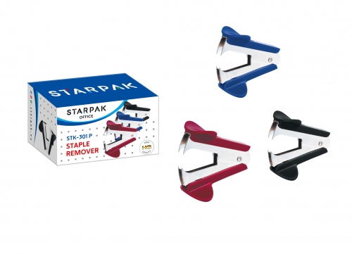 STARPAK 447902 odstraňovač sponiek bordovej farby