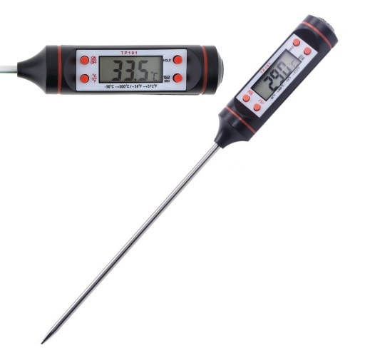 LCD PIN TEPLOMER KUCHYŇSKÁ SONDA MÄSO VÍNO