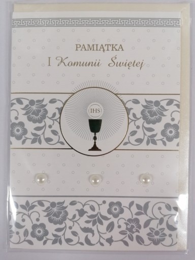 Kartička Prvé sväté prijímanie B6 + obálka MIX