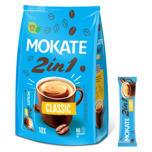 Coffee Drink 2v1 2v1 instantná mokate kávová zmes Classic 10 vrecúšok