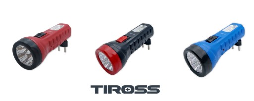 Klasická LED dobíjacia baterka so zástrčkou 14CM, manuálna, 2 režimy, 120 m