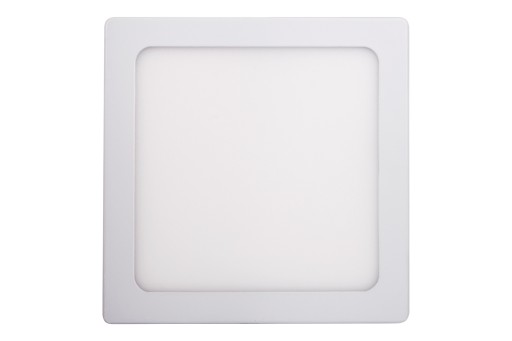 Štvorcový prisadený LED stropný panel, 12W, NEUTRÁL