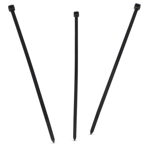 100x sťahovacie pásky Káblové pásky Zipsy 4,8 x 300 mm Silné UV sťahovacie pásky
