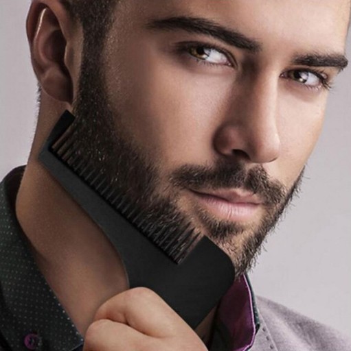 HREBEŇOVÁ ŠABLÓNA PRE STYLING brady a fúzov