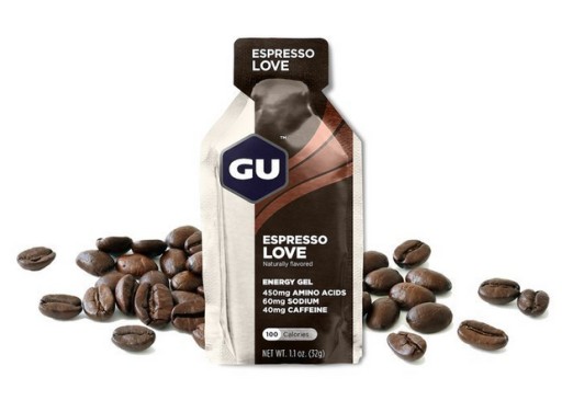GU Energy Gel Espresso Love energetický gél s kofeínom 40mg káva 32g