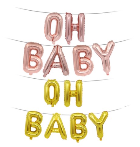 BALÓNKY OH BABY ROSE RUŽOVÁ DETSKÁ SPRCHA