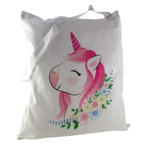 Bavlnená nákupná taška Kabelka Unicorn x1
