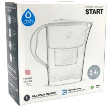 Filtračná kanvica DAFI Start Unimax 2,4 l Farba Biela