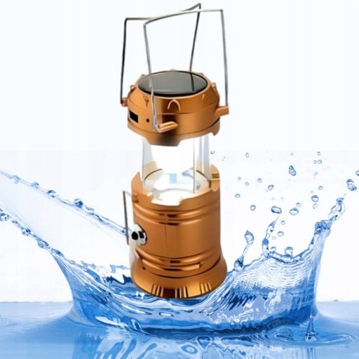 TURISTICKÁ LAMPA BATERIE CAMPING SOLAR LED USB baterka