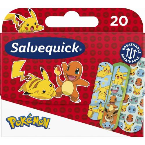 Salvequick Pokémon detské náplasti 20 ks